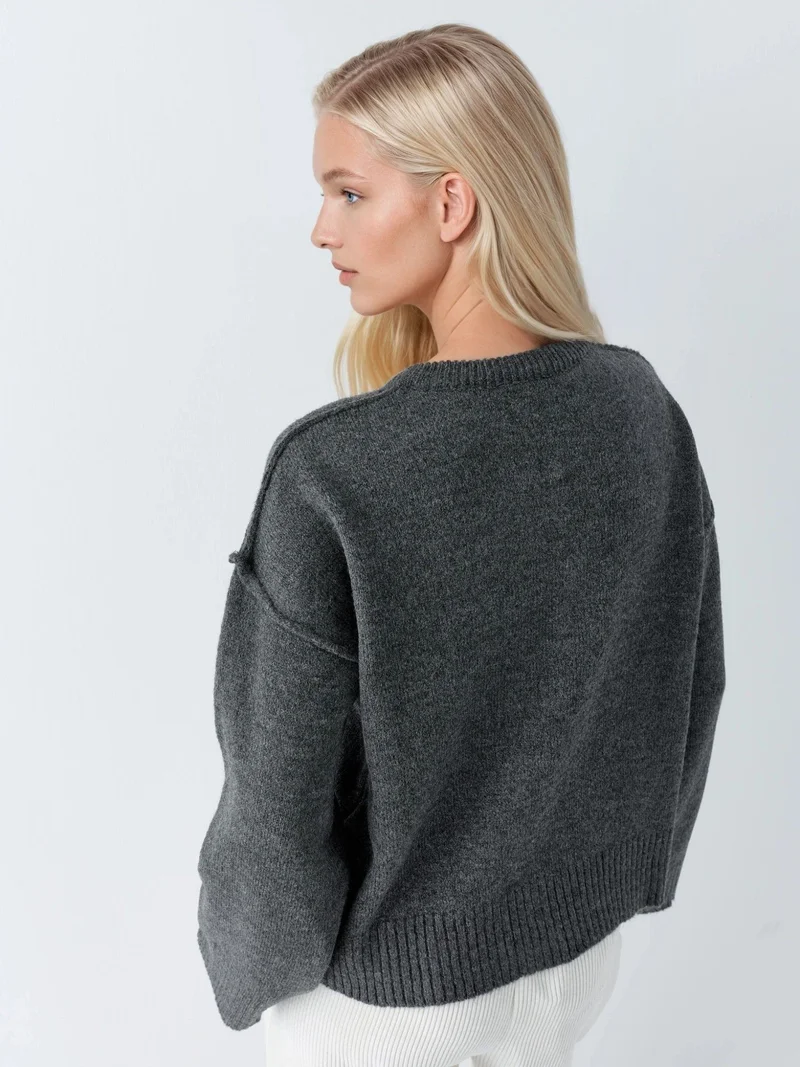 HICCUP Relaxed Buttoned Knitwear Cardigan