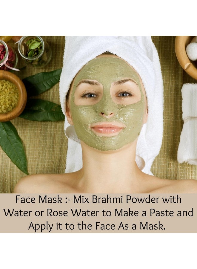 هيربس بوتيانيكا مسحوق براهمي من أعشاب بوتانيكا، مسحوق باكووبا، عشبة سنتيلا آسياتيكا الأيورفيدية، للعناية الطبيعية بالشعر، تعزز نمو الشعر | 5.5 أونصة (150 جرام) - Image 5