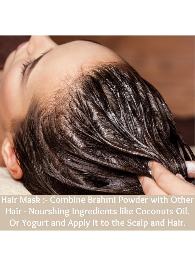هيربس بوتيانيكا مسحوق براهمي من أعشاب بوتانيكا، مسحوق باكووبا، عشبة سنتيلا آسياتيكا الأيورفيدية، للعناية الطبيعية بالشعر، تعزز نمو الشعر | 5.5 أونصة (150 جرام) - Image 4