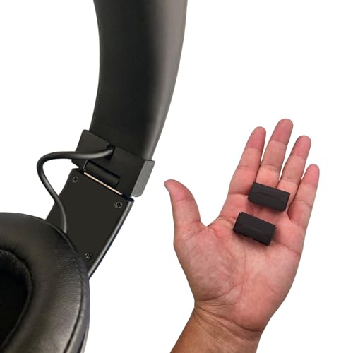 Emalpe Replacement Hinges for Skullcandy Crusher Wireless Over-Ear Headphones (2 Sides Black), Emalpe24 - Image 1
