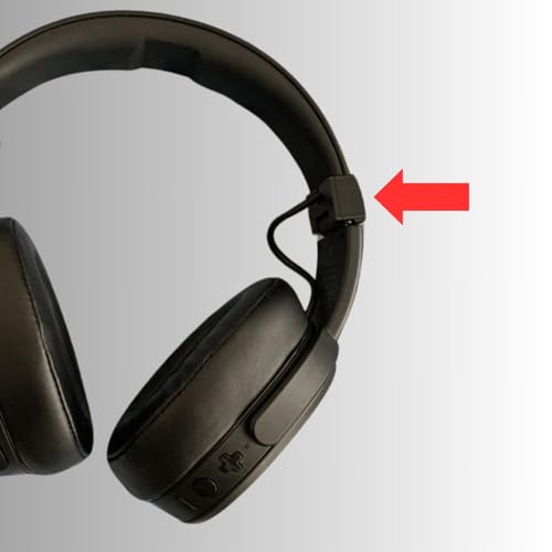 Emalpe Replacement Hinges for Skullcandy Crusher Wireless Over-Ear Headphones (2 Sides Black), Emalpe24 - Image 4