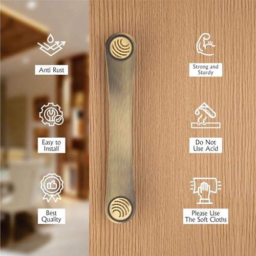 COMPASS 12" Stainless Steel 304 Grade Main Door Handle | Door Handles for Main Door | Pull Handles for All The Doors of House | Office | Hotels, Antique Finish| 106 - Image 4