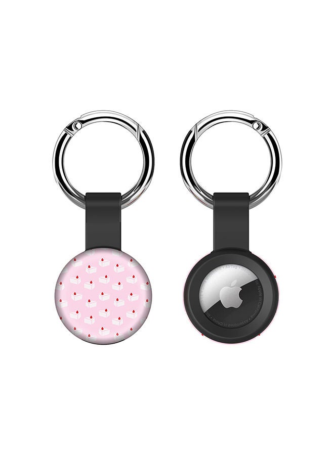 Stylizedd Airtag Case Metal Key Ring with Tough Case for Apple Airtag cover - Cake Piece  - Image 1