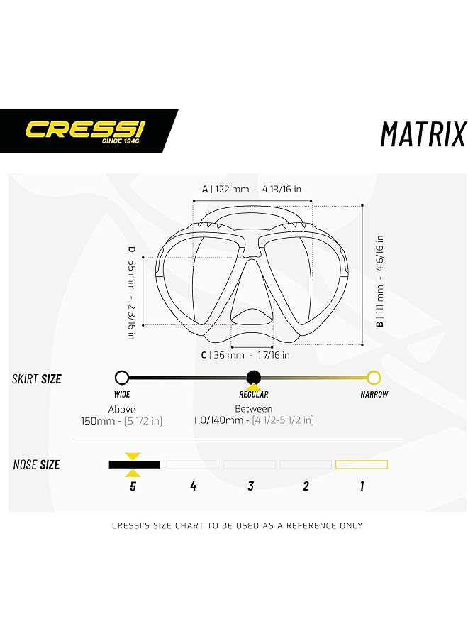 Cressi Matrix Professional Mask - Image 5