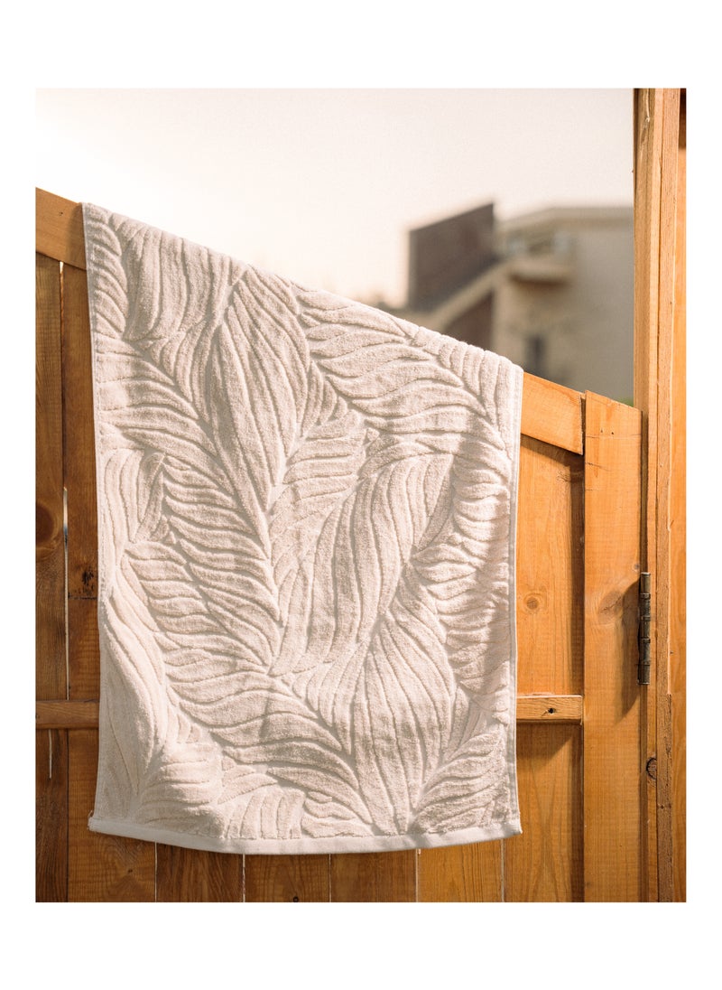 More cottons - Vine Jacquard Towel 600GSM size 50x100 - Image 1