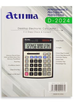 Generic Scientific calculator, for solving mathematical operations,  D-2024, dual power, with a large LCD screen for offices, accountants, and personal use at home or school.  - Image 3