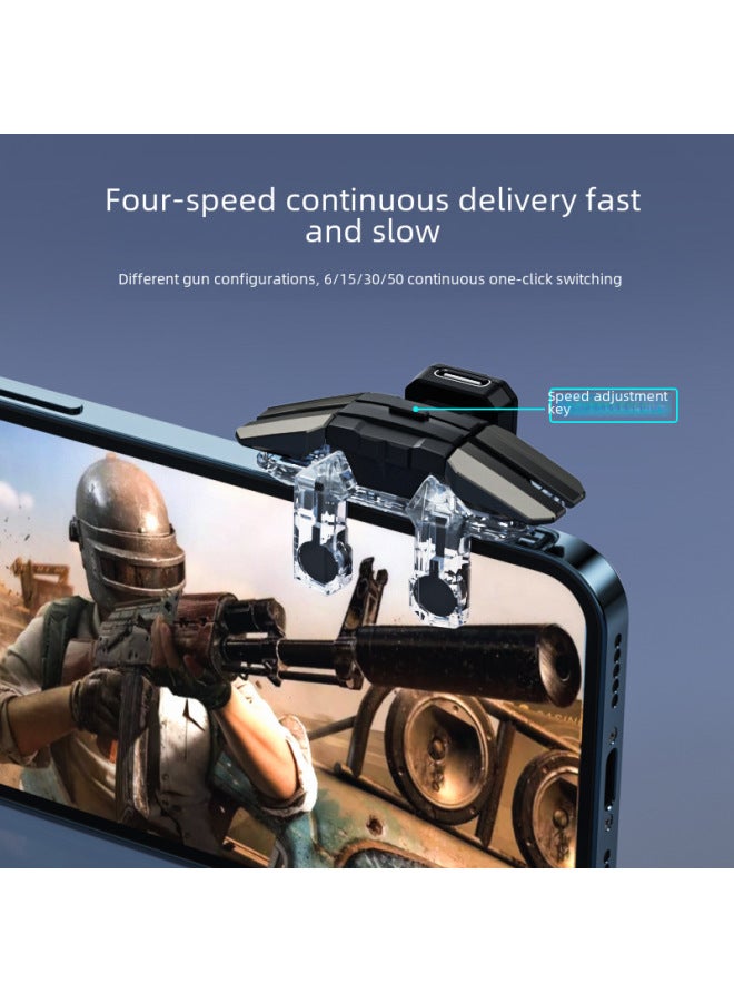 Digital Computer Game Controller Joystick For Pc Console Gaming-Product Color:【JS65 Physics】 Six Finger on-Black - Image 3