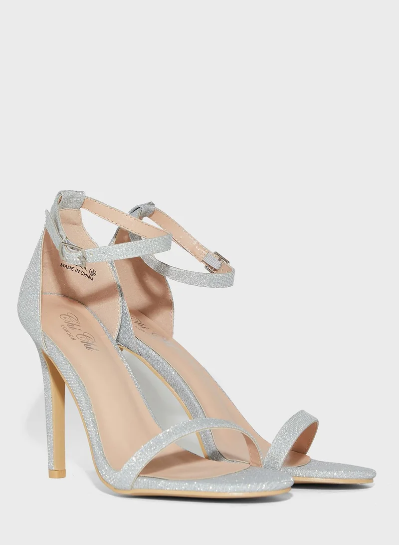 Chi-Chi London Casual High Heel Sandals