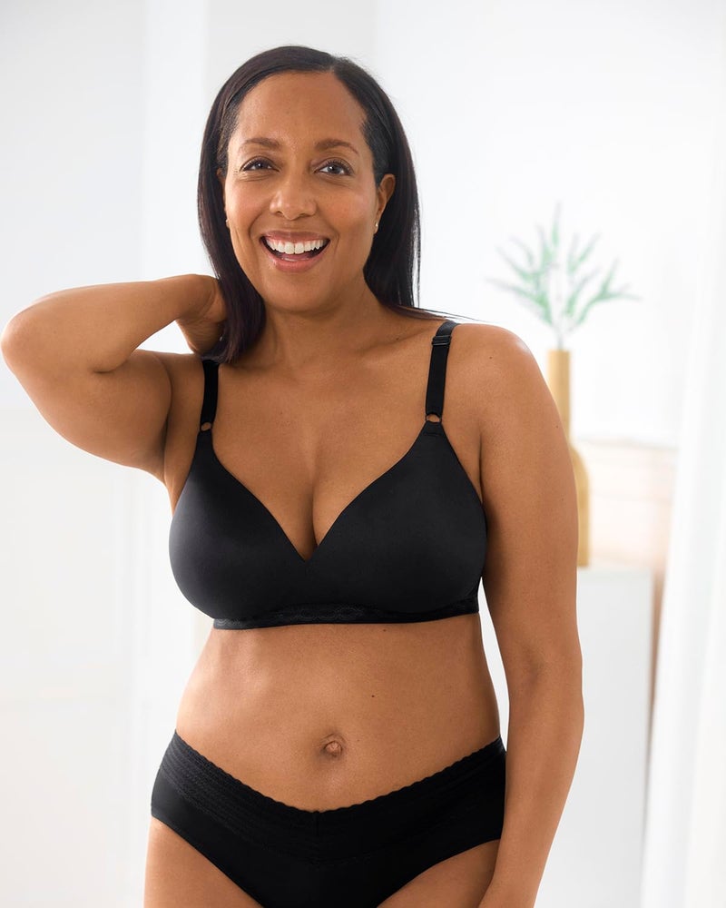 Warner's womens Cloud 9 Wire-free Contour bras, White, 36B US - Image 5