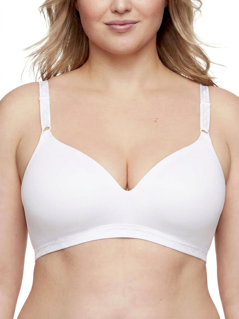 Warner's womens Cloud 9 Wire-free Contour bras, White, 36B US - Image 1