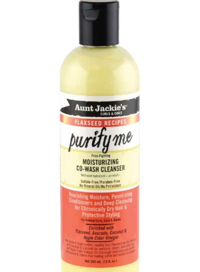 أنت جاكيز وصفات بذور الكتان بوريفاي مي مرطب غسول مشترك 355 مل - Image 2