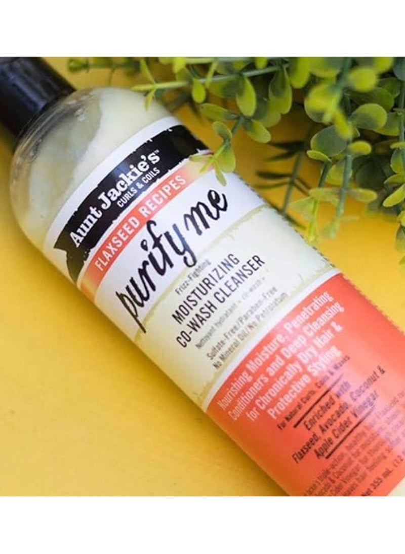 أنت جاكيز وصفات بذور الكتان بوريفاي مي مرطب غسول مشترك 355 مل - Image 3