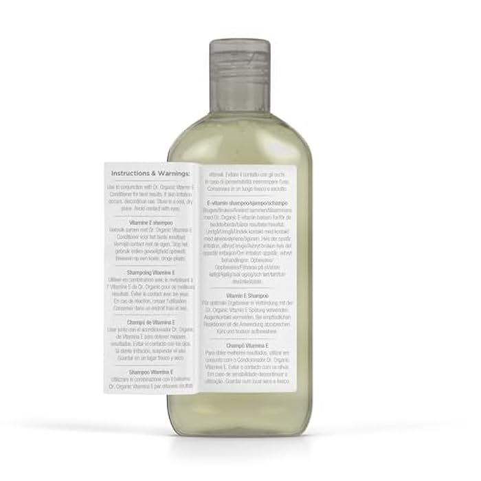 dr.organic شامبو فيتامين E العضوي من Organic Doctor، 9 أونصة سائلة - Image 3