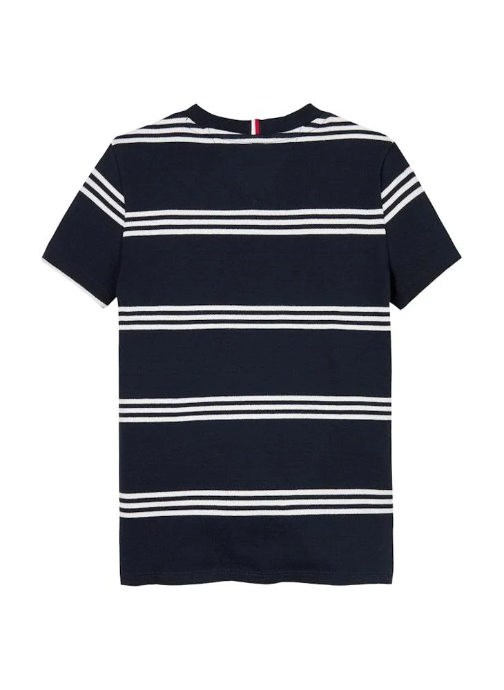 TOMMY HILFIGER Kids Embroidered Pique T-Shirt