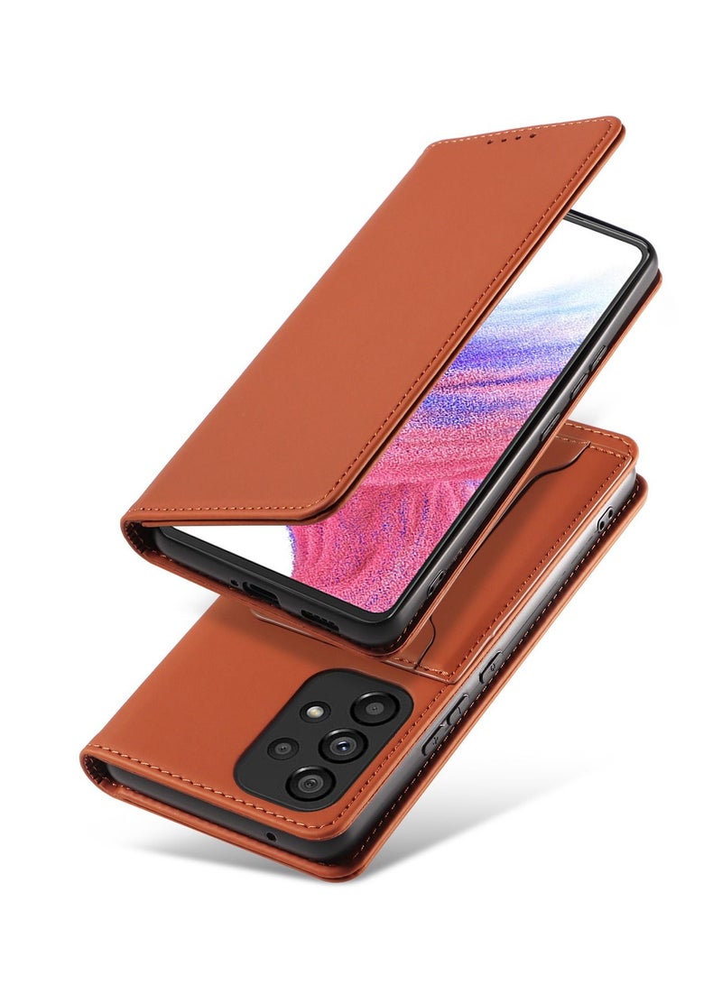 Loquat Suitable For Samsung Flip Solid Color Leather Case - Image 2