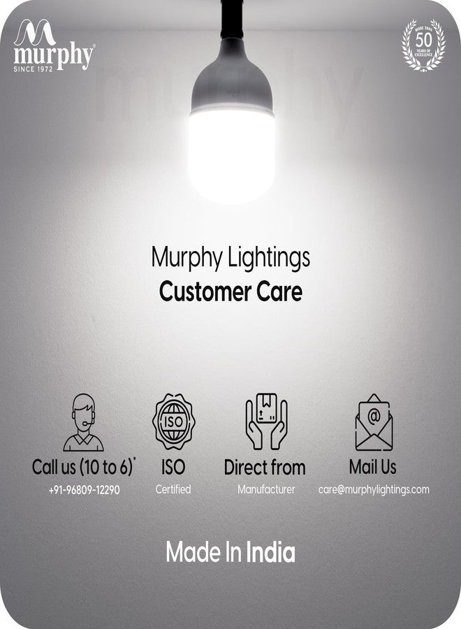 Murphy Rocket Base B22 50 Watts Led Bulb (White) - Image 5