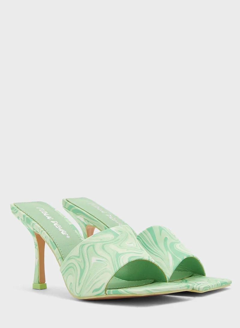 PUBLIC DESIRE Swirl It  High Heel Pumps