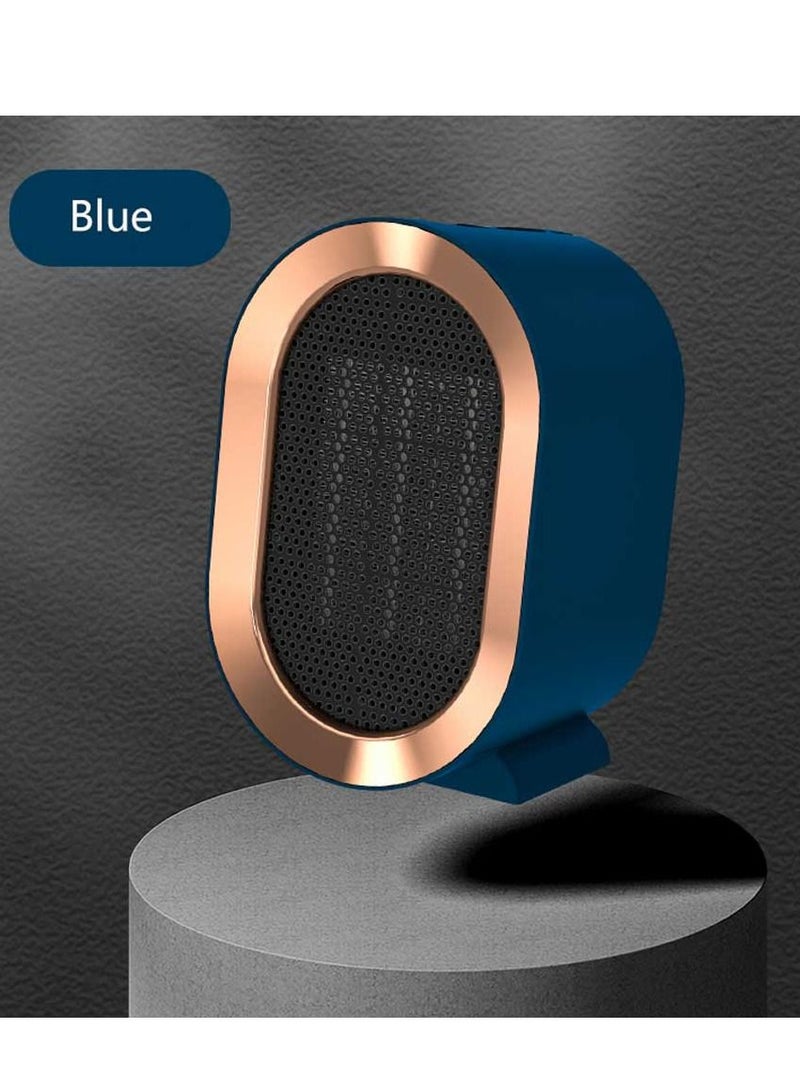 Loquat Blue Personal Heater Mini Desktop Heaters for Office and Home Energy Efficient Electric Air With UK Plug  - Image 1