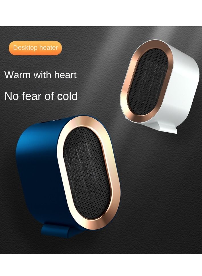 Loquat Blue Personal Heater Mini Desktop Heaters for Office and Home Energy Efficient Electric Air With UK Plug  - Image 4