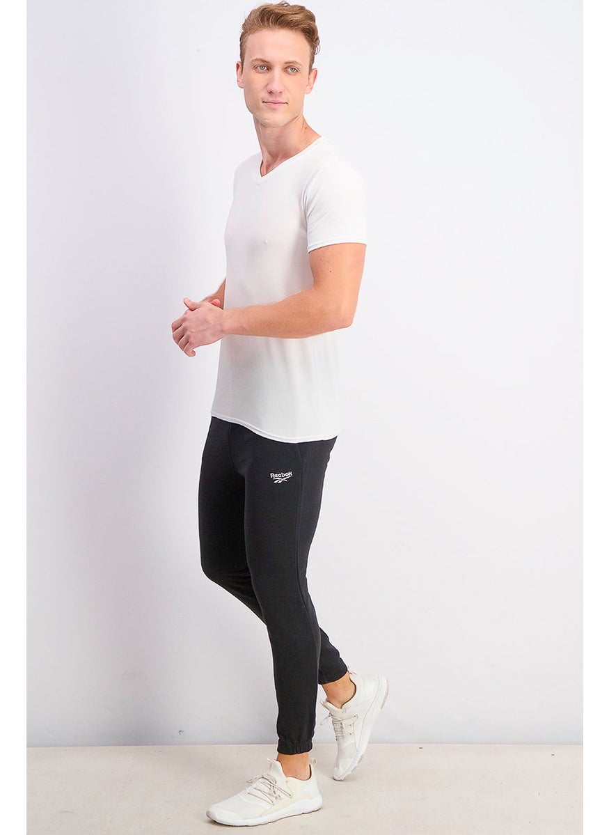 Reebok Men Fit Jogger Pants, Black  - Image 2
