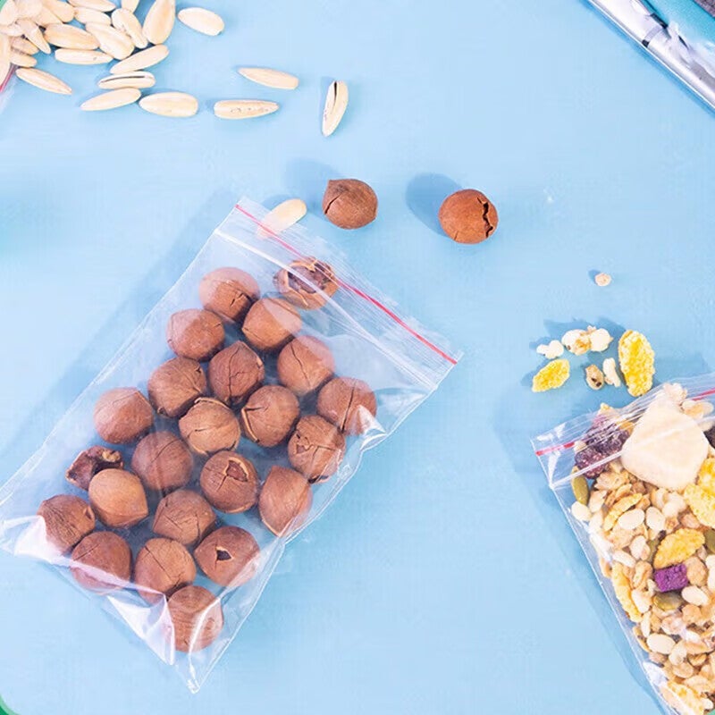 Dengbi الغذاء الذاتي-- ختم أكياس ، حجم 9 ، 20 * 28 سم ، سميكة بي شفافة أكياس التخزين الختم ، أكياس الأغلاق ، أكياس التعبئة والتغليف البلاستيكية - Image 4