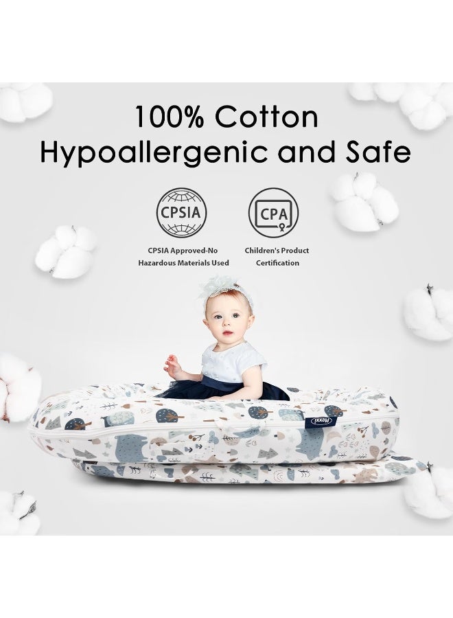 مكسي Infant Lounger Baby Nest Replacement Cover | Hypoallergenic | Premium | 【Fits Dockatot Deluxe+】 (Cover Only) (Forest) - Image 3