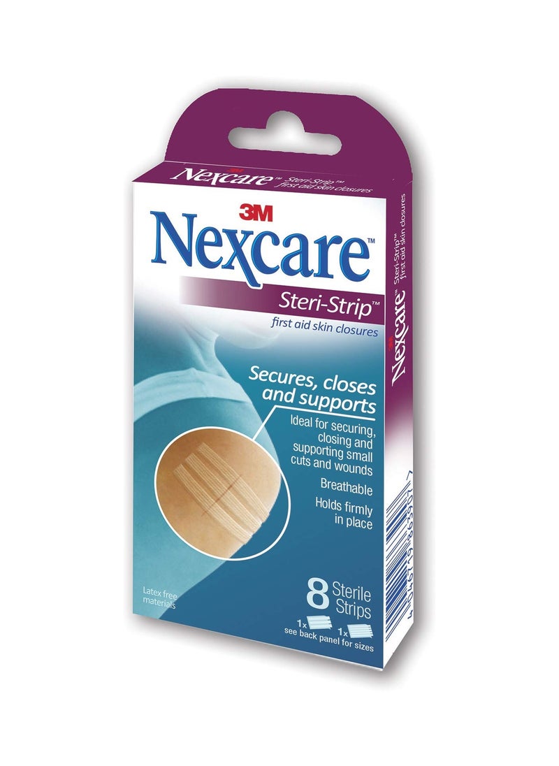 Nexcare Steri Strip First Aid Skin Closures 8 Pcs - pzsku/Z6A379B1007BFDA198853Z/45/_/1729250327/af8986a5-0e12-4792-9df7-f2aa8758cea1