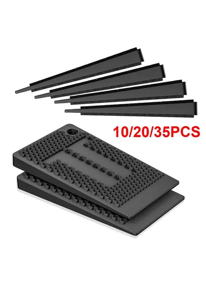 20pcs Heavy Duty Non Slip Furniture Leveling Pads Stackable Shims Peel Stick - Image 1