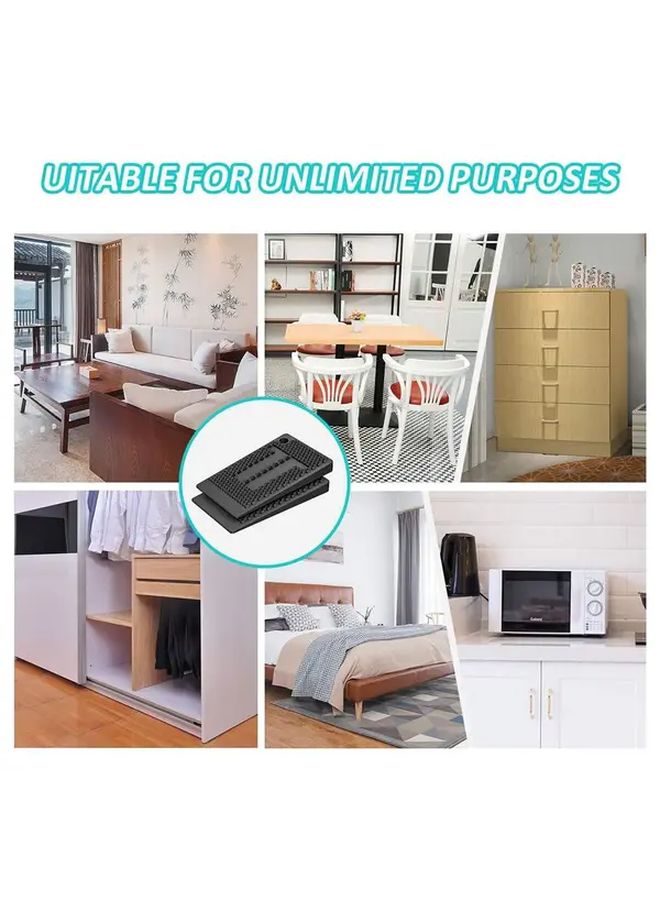 20pcs Heavy Duty Non Slip Furniture Leveling Pads Stackable Shims Peel Stick - Image 5
