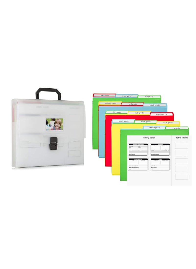 pearhead Pearhead School Years Organizer Childrens School Highlights and Accomplishments Binder for Parents File Keeper for Kids School Memories Keepsake  - Image 2