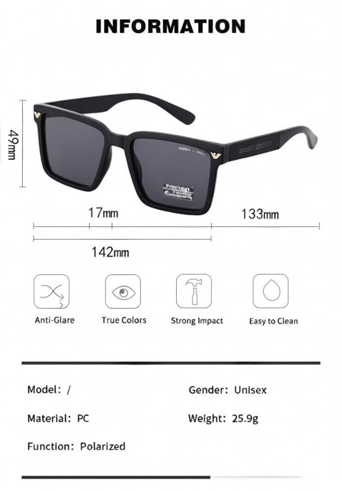 Armani Classic Men's Sunglasses Fashion Sunglasses Black - Image 3