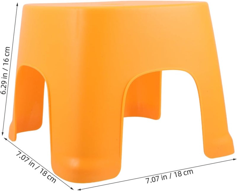 SAFIGLE Colorful Portable Bathroom Stool for Ergonomic Step Stool for Bathing Shoe Changing More and Multi Functional Design for Home Use - Image 2