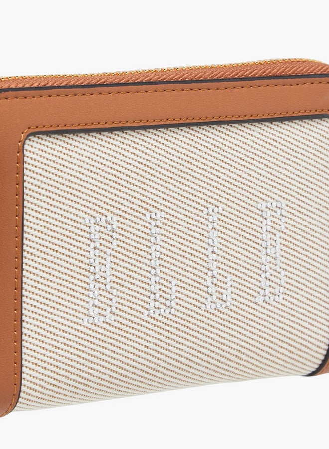ELLE Embellished Zip Around Wallet  - Image 3