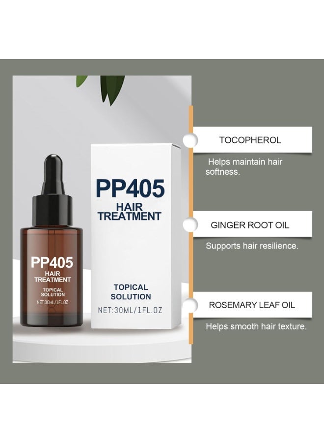 PP405 Hair Treatment Drops 丨 PP405 Hair Growth Oil for Men & Women with Thinning and Receding Hair 丨 Nourishes Scalp, Moisturizes Hair, Quickly Absorbed... - Image 3