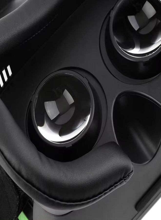 Three-dimensional virtual reality glasses