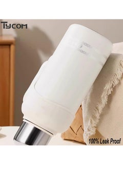 TYCOM Thermal isulated Water Bottle 1000 ML 316 Stainless Steel Double Wall Vacuum insulated Water Bottles for Hot Cold Water Gym Bottle Flask Bottle Side Handle White.  - Image 4