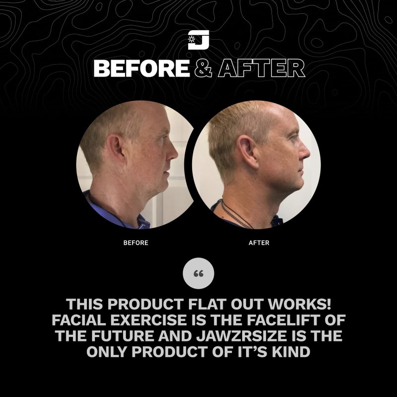 Jawzrsize Athletic Bundle Jaw Enhancer - Jaw, Face, and Neck Exerciser, Helps Reduce Stress and Cravings - Facial Exercise (Pop N Go & Custom Fit (Beg., Adv., & Elite), Green & Blue) - Image 3