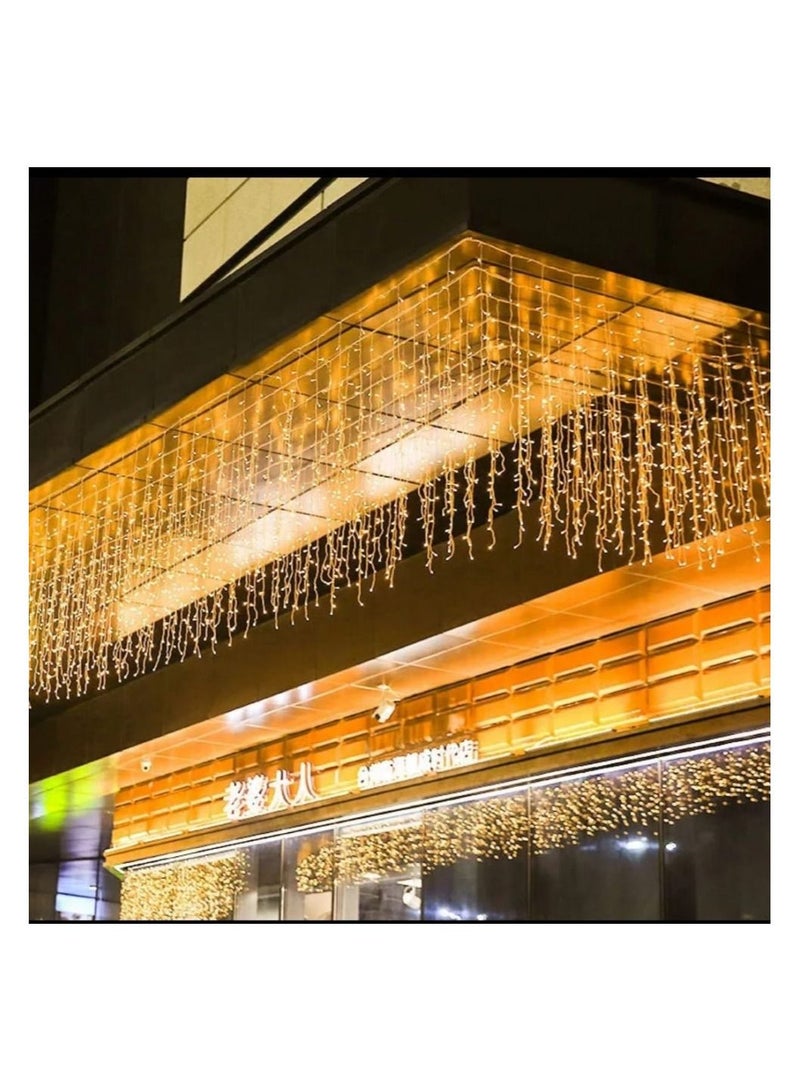ماركة غير محددة ستارة مضيئة تصميم شلال لون الاضاءة شمسي 6م  - Image 5