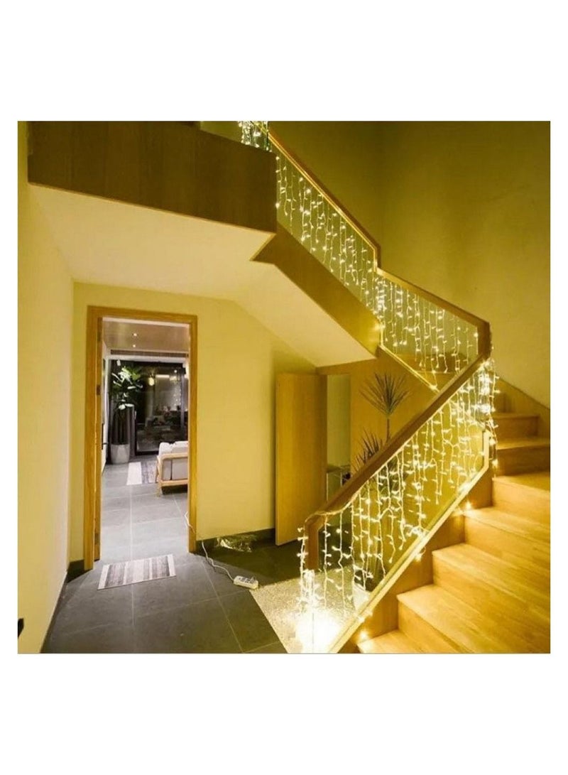 ماركة غير محددة ستارة مضيئة تصميم شلال لون الاضاءة شمسي 6م  - Image 4