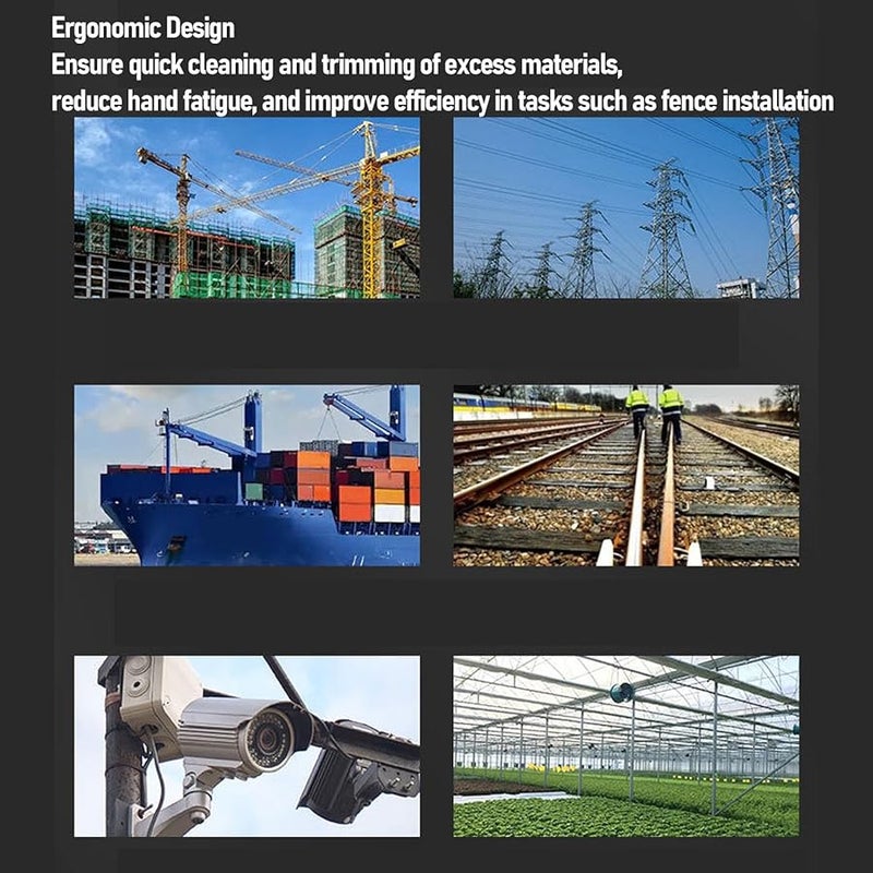 طقم مسدس أربطة الكابلات الثقيل من الفولاذ المقاوم للصدأ 304، 100 قطعة، مقاس 11.8 بوصة، قوة شد 200 رطل - Image 3