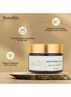 MELLOW Herbal Face Cream With Babachi Ark, Arjuna Bark & Green Apple Extracts, Ayurvedic Moisturizer, Hydrates & Tightens Skin, Reduces Wrinkles, Gmo, Paraben & Silicone Free, Ayush Certified [50 Gm]  - Image 3