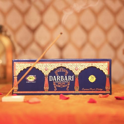 Cycle Pure Darbari Incense Sticks | 2 Fragrances per Pack | 24 Incense Sticks | Floral & Sandal Natural Fragrance for Special Occasions - Image 1