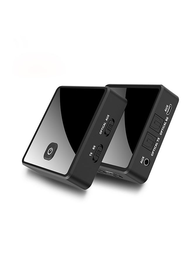 Generic - ZF-380 2 in 1 Bluetooth 5.0 Transmitter Receiver TV Speaker 3.5mm AUX Optical Adapter Audio Music Wireless Transmitter Receiver for PC TV Car Headphones Wireless Adapter - Image 1