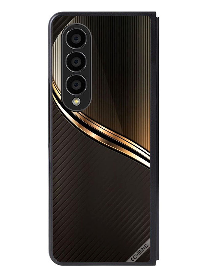 Covernex غطاء واقي لهاتف سامسونج جالاكسي زد فولد 4 بنمط فولاذي - Image 1