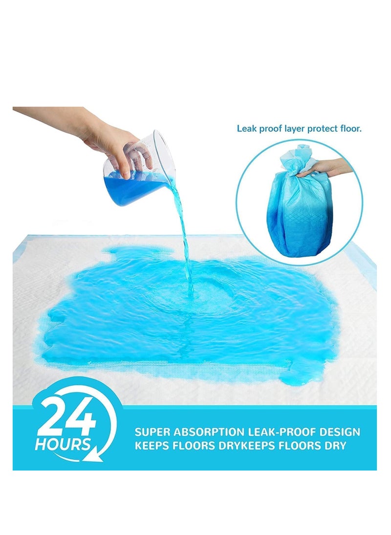 TYCOM Dog and Puppy Training Pads 50pcs, Disposable Dog Pee Pads, Ultra Absorbent & Leak-Proof Pet Underpads, Dry Quickly Pee Pad for Dog Cats Rabbits or Other House Training Pets 45*60 cm.  - Image 2