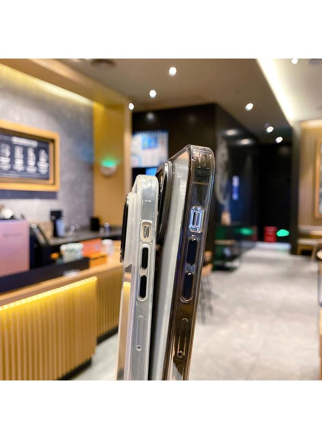 اس-توب جراب لهاتف iPhone 11 Pro مصنوع من مادة TPU الكريستالية + PC مع إطار عدسة مطلية بالكهرباء - Image 4