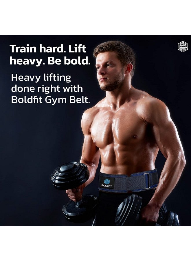 بولد فيت حزام رفع الأثقال Boldfit Gym Belt لتدريبات الصالة الرياضية وحزام رفع الأثقال وحزام الرفع الميت وحزام الخصر الرياضي للرجال وحزام الخصر الرياضي للنساء وإكسسوارات الصالة الرياضية لدعم الظهر وحزام الرفع - S - Image 2