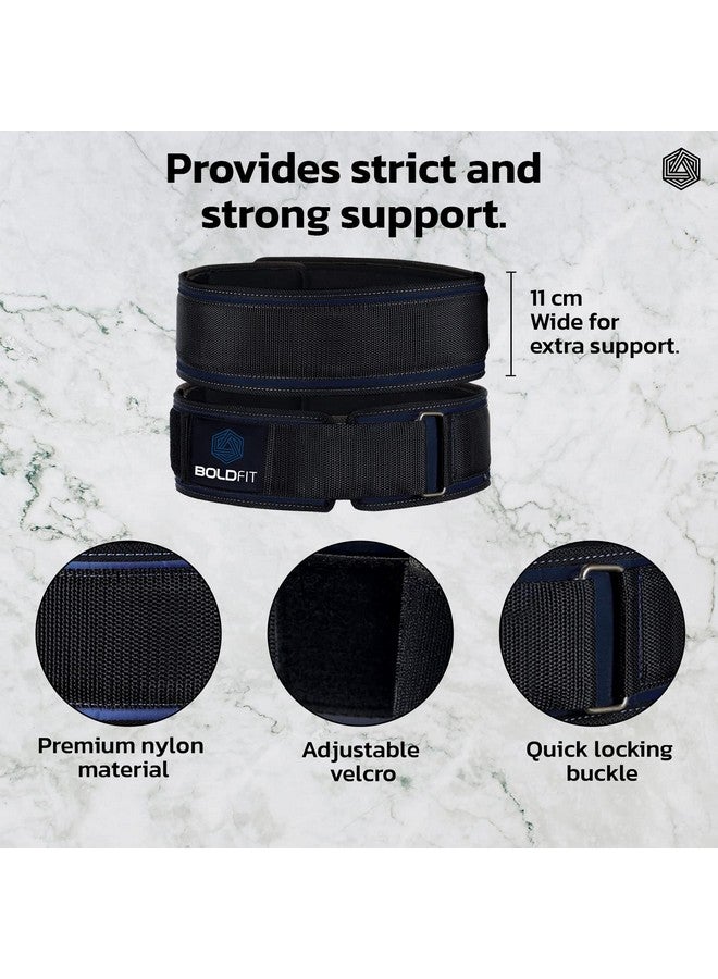 بولد فيت حزام رفع الأثقال Boldfit Gym Belt لتدريبات الصالة الرياضية وحزام رفع الأثقال وحزام الرفع الميت وحزام الخصر الرياضي للرجال وحزام الخصر الرياضي للنساء وإكسسوارات الصالة الرياضية لدعم الظهر وحزام الرفع - S - Image 3