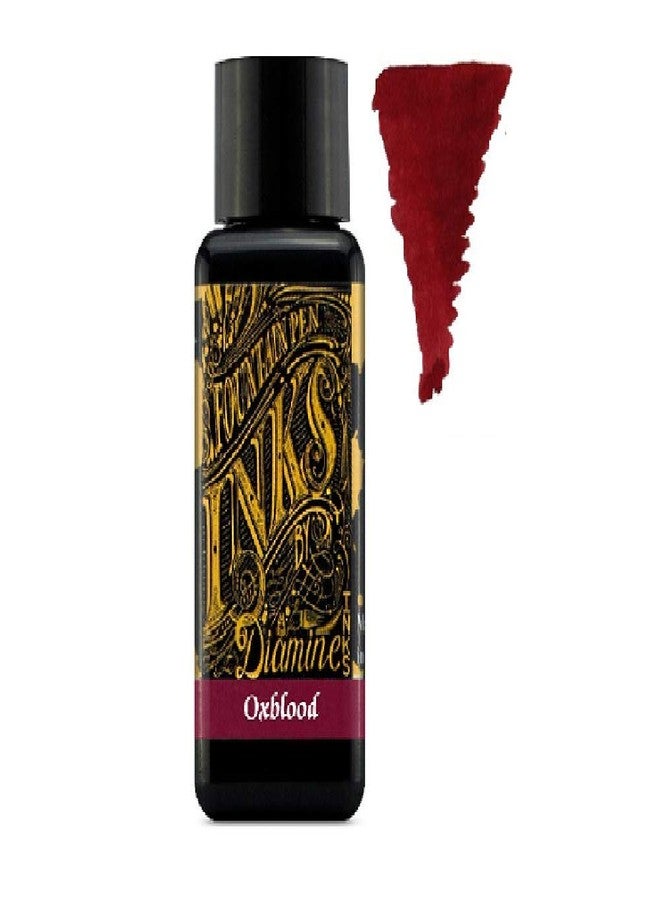 Diamine Fountain Pen Ink 30ml Primary Color - 3 x Bottles - Oxblood & Oxford Blue & Green Black - Image 2