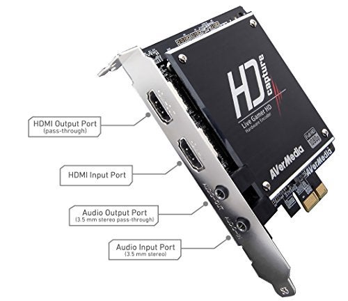 AVerMedia Live Gamer HD, Game Capture and Streaming in High Definition 1080p, Reduce CPU Usage, Ultra Low Latency, H.264 Hardware Encoding HD Game Recorder, PCIe, (C985) - Image 3